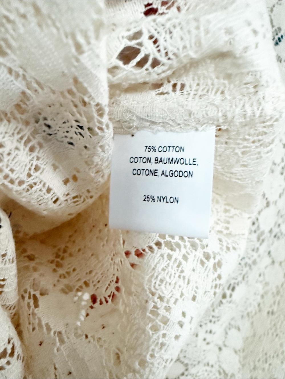 Anthropologie $98 Blue Tassel Tinetto Sweater in Ivory Pink and Blue Hearts NWOT - Picture 6 of 8